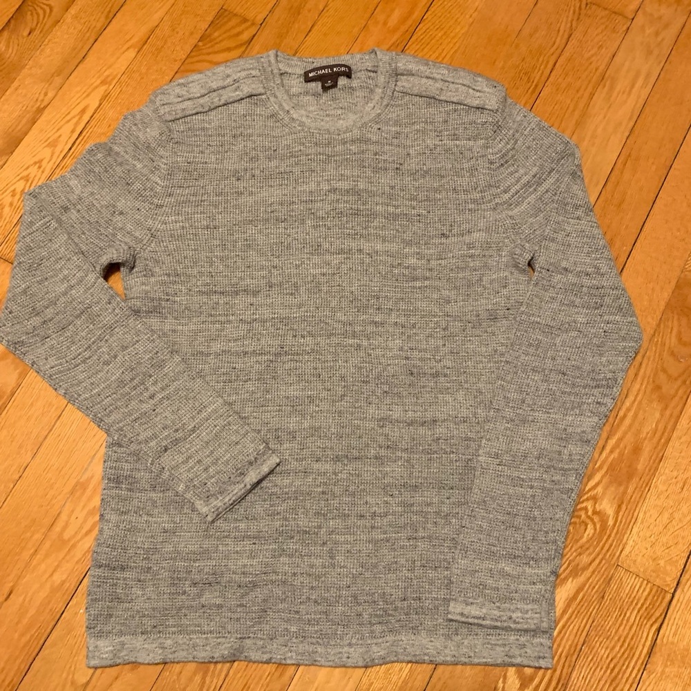 Michael Kors gray sweater like new!